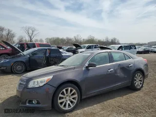 2013 Chevrolet Malibu LTZ with VIN 1G11H5SA9DF277189, listed as a Copart auction lot 52959645 with 164,962 mi miles and Clean Title. Bid and sale history available at carsss.com. Image 1.