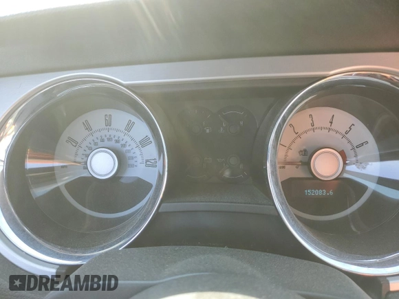 2010 Ford Mustang V6 with VIN 1ZVBP8AN4A5161062, listed as a Copart auction lot 46781945 with 152,083 mi miles and Salvage Title. Bid and sale history available at DreamBid. Image 9.