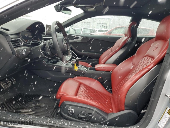 2018 Audi S5 Coupe Prestige with VIN WAUR4AF53JA077491, listed as a Copart auction lot 40217344 with 63,305 mi miles. Bid and sale history available at carsss.com. Image 7.