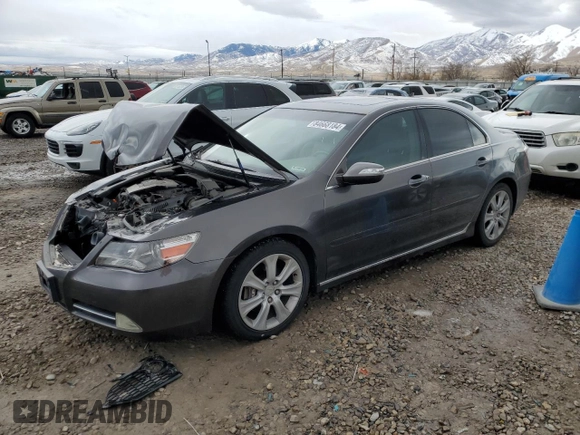 2009 Acura RL Tech Pkg with VIN JH4KB26609C002111, listed as a Copart auction lot 84668184 with 149,870 mi miles and Salvage Title. Bid and sale history available at carsss.com. Image 1.