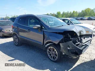 2019 Ford EcoSport Titanium z VIN MAJ6S3KL5KC292460, wystawiony jako IAAI lot #42138037 z przebiegiem 112 188 mil mil oraz . Historia ofert i sprzedaży dostępna na DreamBid. Obrazek 1.