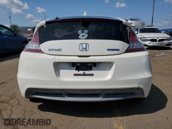2011 Honda CR-Z EX with VIN JHMZF1D6XBS005772, listed as a Copart auction lot 60376275 with Not provided miles and Clean title. Bid and sale history available at DreamBid. Image 6.