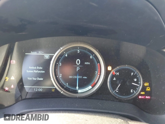 2016 Lexus RX 350 with VIN 2T2BZMCAXGC047428, listed as a IAAI auction lot 41992254 with 233,391 mi miles and . Bid and sale history available at DreamBid. Image 7.