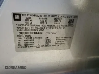 2015 Chevrolet Silverado 1500 LT with VIN 3GCUKREC0FG476093, listed as a Copart auction lot 48015305 with 132,092 mi miles and Salvage Title. Bid and sale history available at DreamBid. Image 13.