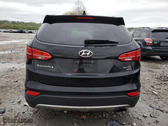 2013 Hyundai Santa Fe Sport with VIN 5XYZUDLB0DG048260, listed as a Copart auction lot 53849625 with 150,901 mi miles and Clean Title. Bid and sale history available at carsss.com. Image 6.