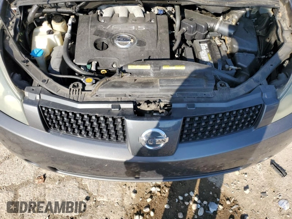2006 Nissan Quest SL with VIN 5N1BV28U36N122999, listed as a Copart auction lot 86639374 with 185,875 mi miles and Salvage Title. Bid and sale history available at carsss.com. Image 12.