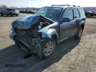 2010 Mercury Mariner Premier z VIN 4M2CN8H72AKJ27671, wystawiony jako Copart lot #87202254 z przebiegiem 133 098 mil mil oraz Szkoda całkowita • Salvage title. Historia ofert i sprzedaży dostępna na DreamBid. Obrazek 1.