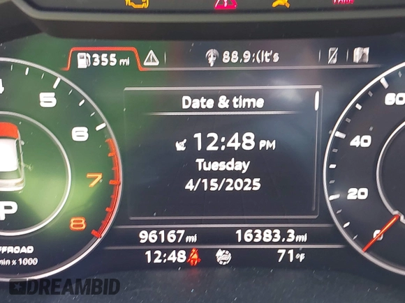 2018 Audi Q7 Prestige with VIN WA1VAAF74JD036128, listed as a IAAI auction lot 42038586 with 96,167 mi miles and . Bid and sale history available at DreamBid. Image 15.