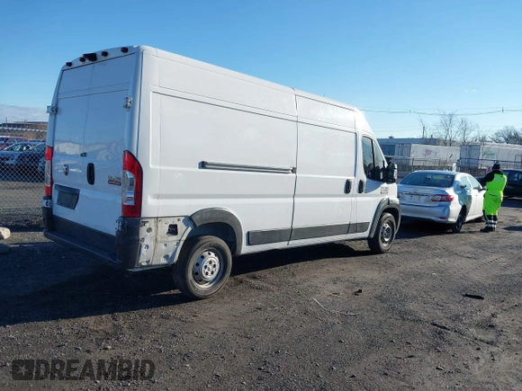 2017 Ram ProMaster Cargo with VIN 3C6TRVDGXHE505951, listed as a IAAI auction lot 41214244 with 285,962 mi miles. Bid and sale history available at carsss.com. Image 4.