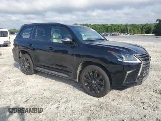2019 Lexus LX with VIN JTJHY7AX0K4301764, listed as a Copart auction lot 62988664 with 72,899 mi miles and Salvage Title. Bid and sale history available at carsss.com. Image 4.