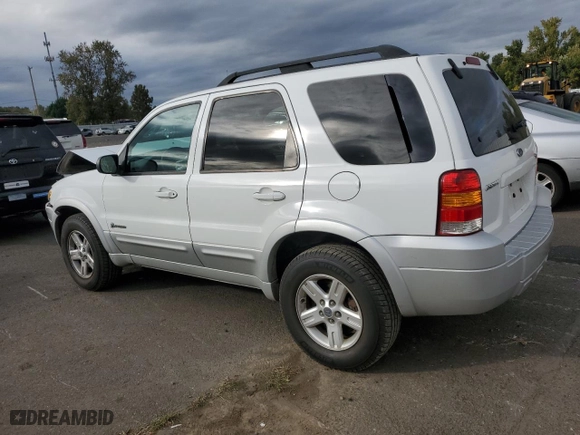 2007 Ford Escape Hybrid with VIN 1FMCU59HX7KB98751, listed as a Copart auction lot 76145834 with 133,185 mi miles and Salvage Title. Bid and sale history available at carsss.com. Image 2.