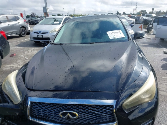 2014 Infiniti Q50 Premium with VIN JN1BV7AR2EM685587, listed as a IAAI auction lot 41777563 with 134,443 mi miles and . Bid and sale history available at DreamBid. Image 12.