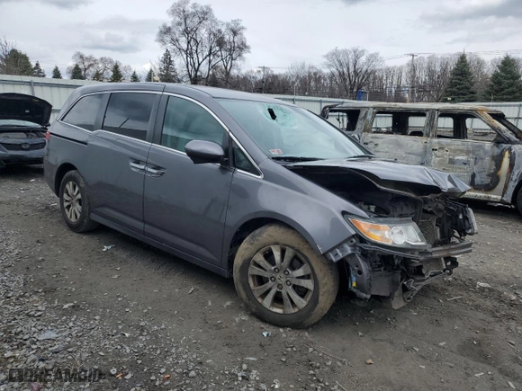 2016 Honda Odyssey SE with VIN 5FNRL5H39GB025260, listed as a Copart auction lot 50843025 with 0 mi miles and Salvage Title. Bid and sale history available at carsss.com. Image 4.