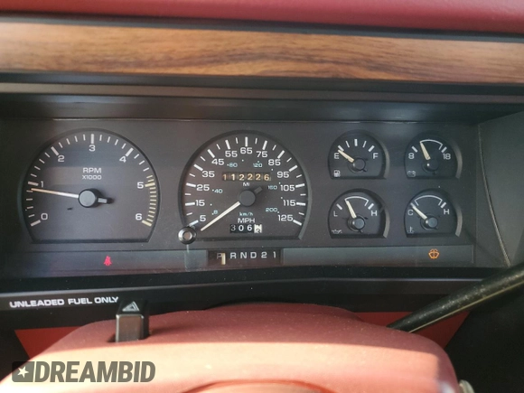 1992 Dodge Dakota with VIN 1B7FL26XXNS690465, listed as a Copart auction lot 77436274 with 112,226 mi miles and Clean Title. Bid and sale history available at carsss.com. Image 9.