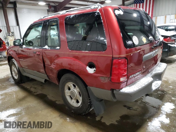 2001 Ford Explorer Sport z VIN 1FMYU70E81UC09360, wystawiony jako Copart lot #87520915 z przebiegiem 35 193 mil mil oraz Szkoda całkowita • Salvage title. Historia ofert i sprzedaży dostępna na DreamBid. Obrazek 2.