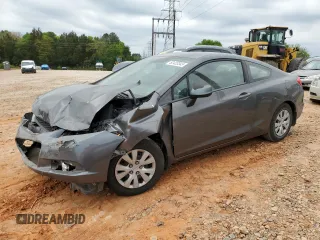 2012 Honda Civic Cpe LX with VIN 2HGFG3B55CH536959, listed as a Copart auction lot 52423345 with 178,650 mi miles and Salvage Title. Bid and sale history available at carsss.com. Image 1.
