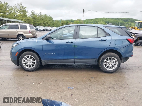 2024 Chevrolet Equinox LS with VIN 3GNAXHEG1RL169794, listed as a IAAI auction lot 42318001 with 35,007 mi miles and . Bid and sale history available at DreamBid. Image 15.