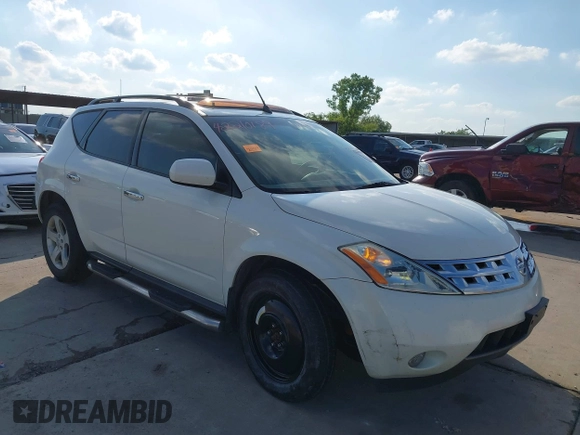 2005 Nissan Murano SL z VIN JN8AZ08T95W324095, wystawiony jako IAAI lot #42210189 z przebiegiem 137 431 mil mil oraz . Historia ofert i sprzedaży dostępna na DreamBid. Obrazek 1.