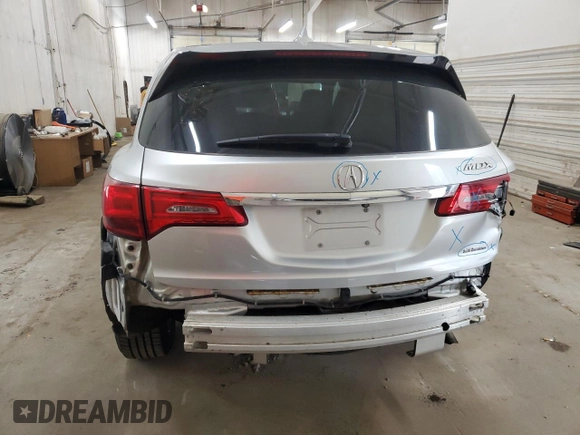 2014 Acura MDX Tech Pkg with VIN 5FRYD4H46EB015910, listed as a Copart auction lot 54511985 with 97,707 mi miles and Salvage Title. Bid and sale history available at carsss.com. Image 6.