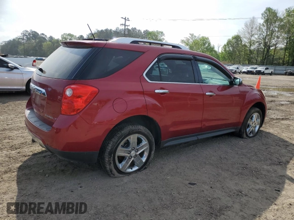 2015 Chevrolet Equinox LTZ with VIN 1GNALDEK6FZ118319, listed as a Copart auction lot 50417405 with 124,244 mi miles and Salvage Title. Bid and sale history available at carsss.com. Image 3.
