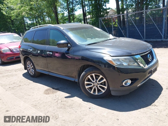 2015 Nissan Pathfinder SV z VIN 5N1AR2MN8FC678462, wystawiony jako IAAI lot #42531191 z przebiegiem 176 673 mil mil oraz . Historia ofert i sprzedaży dostępna na DreamBid. Obrazek 1.
