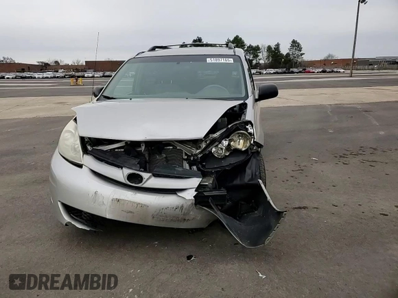 2008 Toyota Sienna with VIN 5TDZK23CX8S143730, listed as a Copart auction lot 51897165 with 195,994 mi miles and Salvage Title. Bid and sale history available at DreamBid. Image 12.