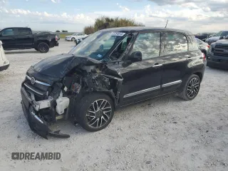 2018 FIAT 500L Pop with VIN ZFBCFAAH5JZ041259, listed as a Copart auction lot 72754614 with 0 mi miles and Salvage Title. Bid and sale history available at carsss.com. Image 1.