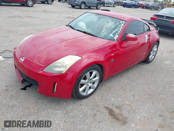 2005 Nissan 350Z Enthusiast z VIN JN1AZ34D15M608038, wystawiony jako IAAI lot #42312878 z przebiegiem 189 946 mil mil oraz . Historia ofert i sprzedaży dostępna na DreamBid. Obrazek 2.