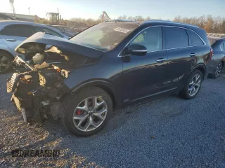 2019 Kia Sorento SX V6 with VIN 5XYPKDA50KG509884, listed as a Copart auction lot 80988934 with 0 mi miles and Salvage Title. Bid and sale history available at carsss.com. Image 1.