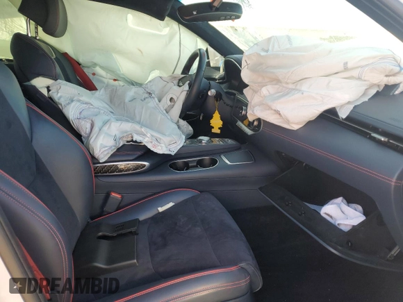 2022 Genesis GV70 Sport с VIN KMUMCDTC3NU015045, выставлен на аукционе Copart как лот 77481254 с пробегом Не указан миль и Списание • Salvage title. История ставок и продаж доступна на DreamBid. Изображение 7.