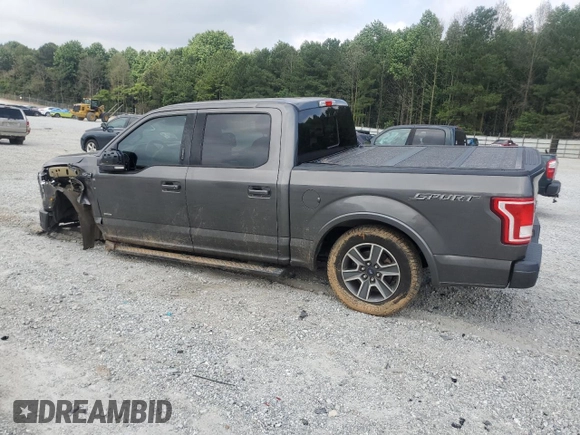 2016 Ford F-150 XL with VIN 1FTEW1CP3GKD20186, listed as a Copart auction lot 59256505 with 112,551 mi miles and Salvage title. Bid and sale history available at DreamBid. Image 2.