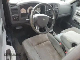 2005 Dodge Dakota ST with VIN 1D7HE22KX5S163304, listed as a Copart auction lot 50129285 with 166,216 mi miles and Salvage Title. Bid and sale history available at DreamBid. Image 8.
