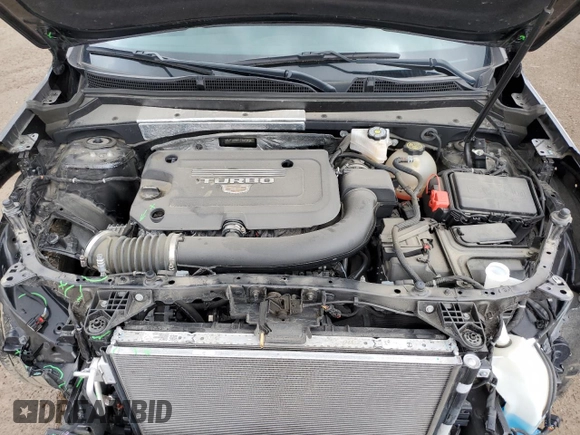 2020 Cadillac XT4 AWD Premium Luxury with VIN 1GYFZDR44LF051848, listed as a Copart auction lot 53104295 with 23,339 mi miles and Salvage Title. Bid and sale history available at DreamBid. Image 12.