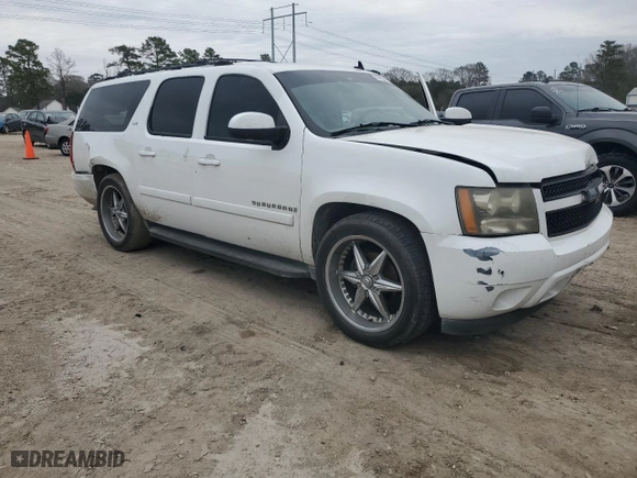 2007 Chevrolet Suburban LTZ with VIN 1GNFC16027J226258, listed as a Copart auction lot 45902205 with 0 mi miles and Salvage Title. Bid and sale history available at carsss.com. Image 4.