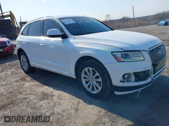 2016 Audi Q5 Premium with VIN WA1C2AFP1GA124679, listed as a IAAI auction lot 41775443 with 88,546 mi miles and . Bid and sale history available at DreamBid. Image 1.