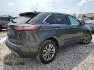 2020 Ford Edge Titanium with VIN 2FMPK3K9XLBB60780, listed as a Copart auction lot 62354735 with 60,328 mi miles and Salvage title. Bid and sale history available at DreamBid. Image 3.