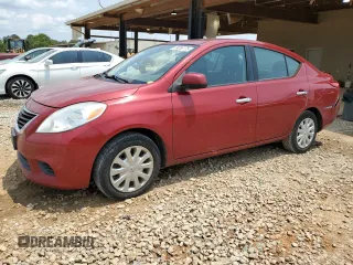 2012 Nissan Versa SL with VIN 3N1CN7AP7CL823893, listed as a Copart auction lot 59086175 with 104,298 mi miles and Salvage title. Bid and sale history available at DreamBid. Image 1.