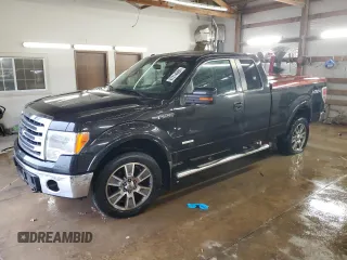 2014 Ford F-150 XL with VIN 1FTFX1ET8EKE77902, listed as a Copart auction lot 87214884 with 166,016 mi miles and Salvage Title. Bid and sale history available at DreamBid. Image 1.