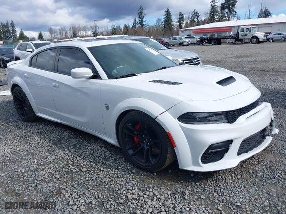 2021 Dodge Charger SRT Hellcat Widebody with VIN 2C3CDXL97MH632150, listed as a IAAI auction lot 41783003 with 11,681 mi miles. Bid and sale history available at carsss.com. Image 1.