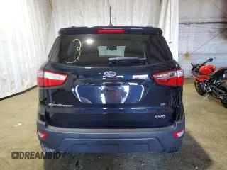 2020 Ford EcoSport SE with VIN MAJ6S3GL4LC390244, listed as a Copart auction lot 51019715 with 23,624 mi miles and Salvage Title. Bid and sale history available at carsss.com. Image 6.