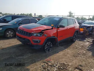 2018 Jeep Compass Trailhawk with VIN 3C4NJDDBXJT212723, listed as a IAAI auction lot 42469638 with 108,000 mi miles and . Bid and sale history available at DreamBid. Image 17.