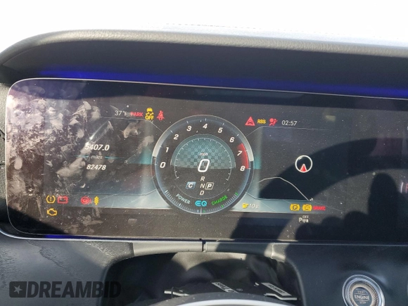 2019 Mercedes-Benz E-Class AMG E 53 with VIN WDDZF6BB5KA575902, listed as a Copart auction lot 85555674 with 82,478 mi miles and Salvage Title. Bid and sale history available at carsss.com. Image 9.