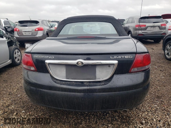 2004 Chrysler Sebring Limited with VIN 1C3EL65R64N360118, listed as a Copart auction lot 78589914 with 97,898 mi miles and Salvage Title. Bid and sale history available at DreamBid. Image 6.