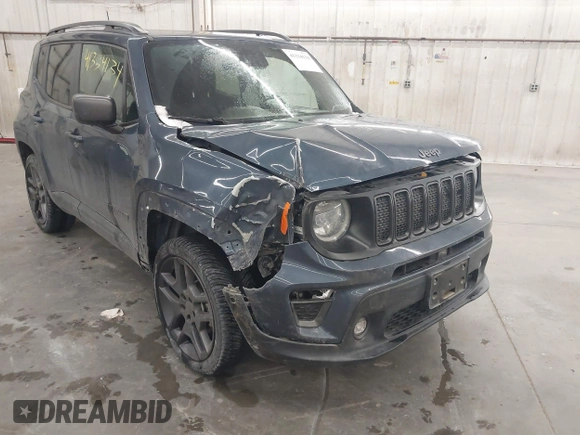 2021 Jeep Renegade Latitude with VIN ZACNJDB15MPM73647, listed as a IAAI auction lot 41334134 with 60,033 mi miles and . Bid and sale history available at DreamBid. Image 6.