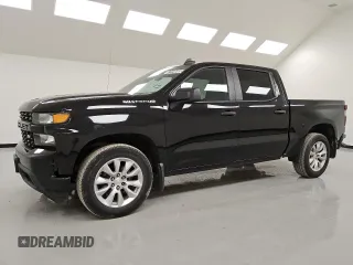 2020 Chevrolet Silverado 1500 Custom with VIN 3GCPWBEK6LG188106, listed as a Copart auction lot 47490695 with 128,205 mi miles and Clean Title. Bid and sale history available at carsss.com. Image 1.