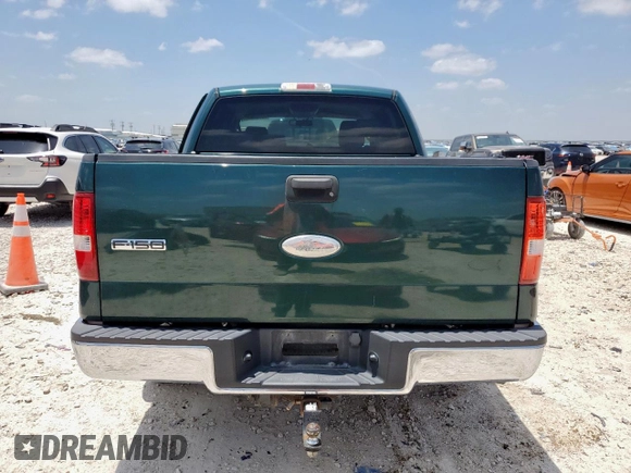 2007 Ford F-150 XLT with VIN 1FTRW12W57KC45033, listed as a Copart auction lot 64672335 with 129,137 mi miles and Salvage title. Bid and sale history available at DreamBid. Image 6.
