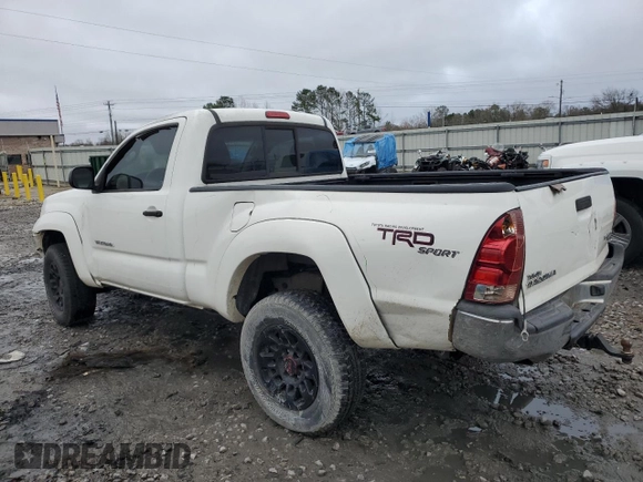 2008 Toyota Tacoma PreRunner with VIN 5TENX62N98Z478572, listed as a Copart auction lot 44653345 with 219,176 mi miles and Salvage title. Bid and sale history available at DreamBid. Image 2.