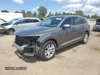 2019 Audi Q7 Premium Plus z VIN WA1LAAF76KD048225, wystawiony jako Copart lot #62691095 z przebiegiem 98 654 mil mil oraz Szkoda całkowita • Salvage title. Historia ofert i sprzedaży dostępna na DreamBid. Obrazek 1.