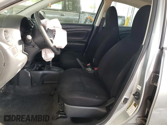 2014 Nissan Versa SV with VIN 3N1CN7AP3EL847448, listed as a Copart auction lot 54366175 with 98,475 mi miles and Salvage Title. Bid and sale history available at DreamBid. Image 7.
