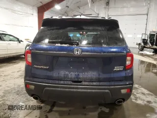 2021 Honda Passport Touring with VIN 5FNYF8H9XMB032027, listed as a Copart auction lot 44045495 with 78,693 mi miles and Salvage Title. Bid and sale history available at carsss.com. Image 6.